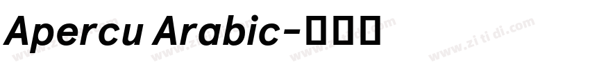 Apercu Arabic字体转换